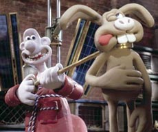 immagine dal film Wallace & Gromit: The Curse of the Were-Rabbit